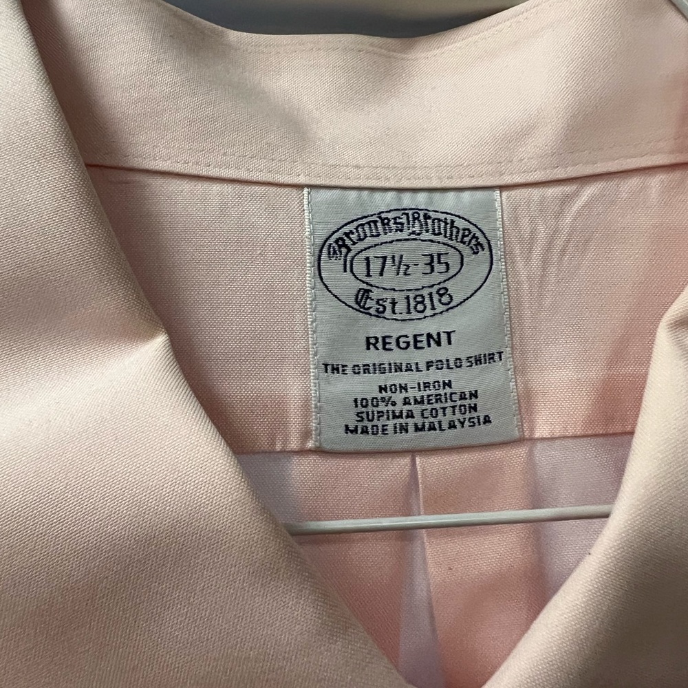 Brooks Brothers Regent men’s dress shirt in pink